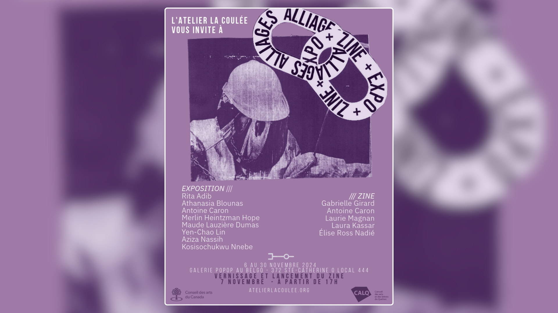 Alliages - Exposition + Zines